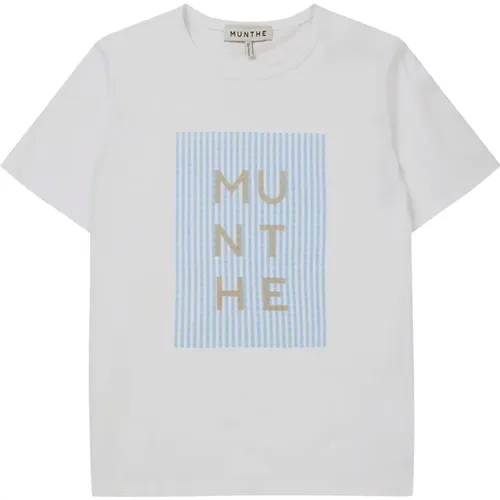 Munthe - Tops > T-Shirts - Gray - Munthe - Modalova