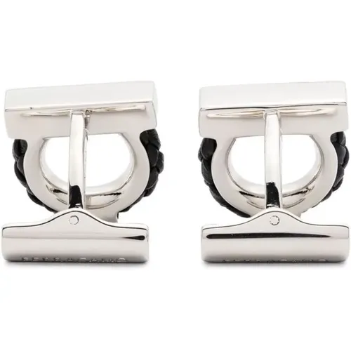 Accessories > Cufflinks & Tie Clips - - Salvatore Ferragamo - Modalova