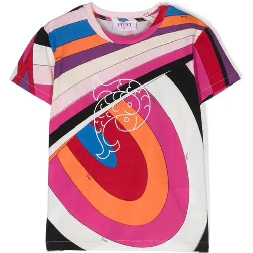 Kids > Tops > T-Shirts - - EMILIO PUCCI - Modalova