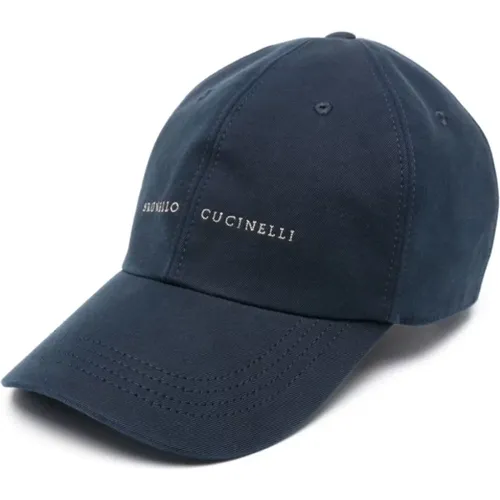 Accessories > Hats > Caps - - BRUNELLO CUCINELLI - Modalova