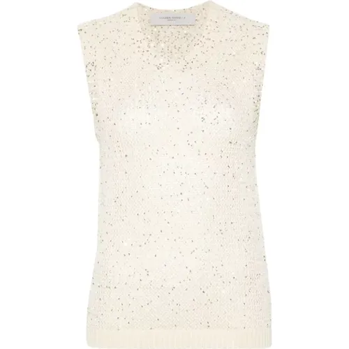 Knitwear > Round-neck Knitwear - - Golden Goose - Modalova