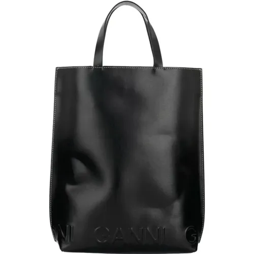 Ganni - Bags > Tote Bags - Black - Ganni - Modalova