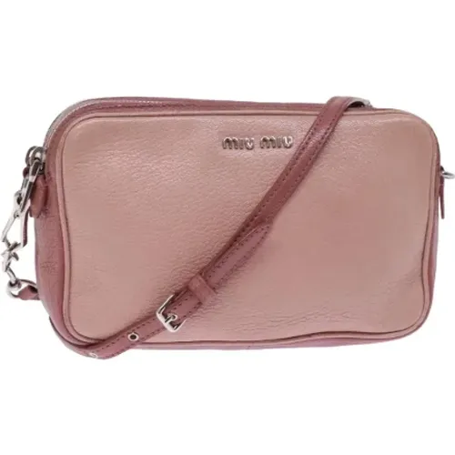 Pre-owned > Pre-owned Bags > Pre-owned Cross Body Bags - - Miu Miu Pre-owned - Modalova