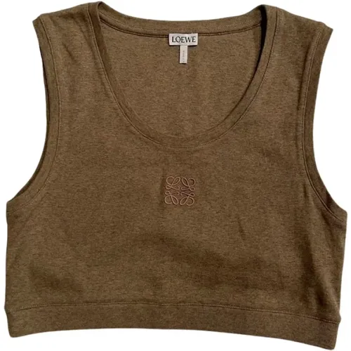 Tops > Sleeveless Tops - - Loewe - Modalova