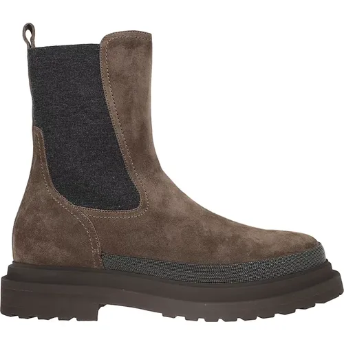 Shoes > Boots > Chelsea Boots - - BRUNELLO CUCINELLI - Modalova