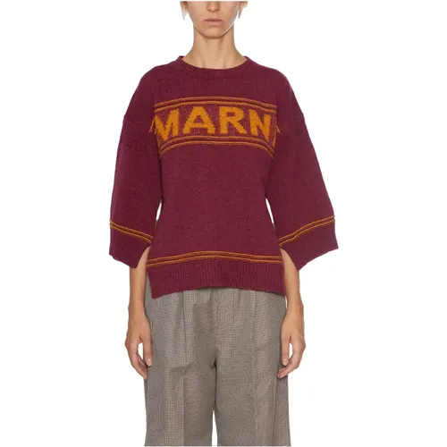 Knitwear > Round-neck Knitwear - - Marni - Modalova