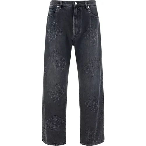 Jeans > Wide Jeans - - Dolce & Gabbana - Modalova