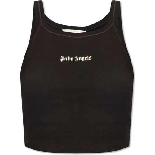 Tops > Sleeveless Tops - - Palm Angels - Modalova