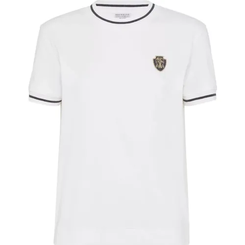 Tops > T-Shirts - - BRUNELLO CUCINELLI - Modalova