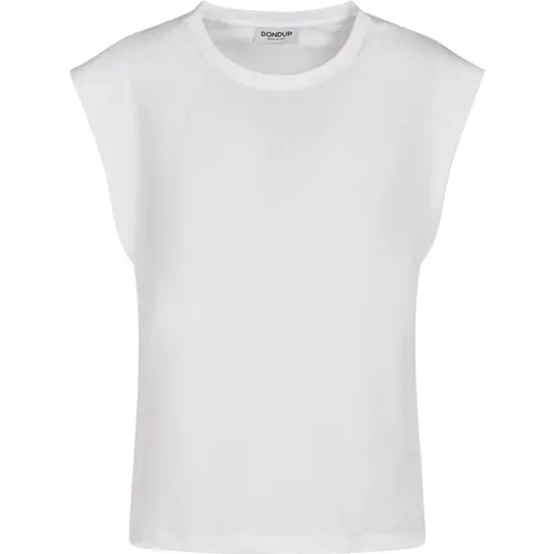 Dondup - Tops > T-Shirts - White - Dondup - Modalova