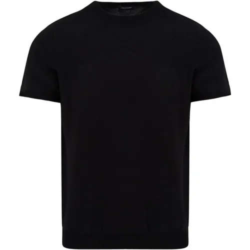 Drumohr - Tops > T-Shirts - Black - Drumohr - Modalova