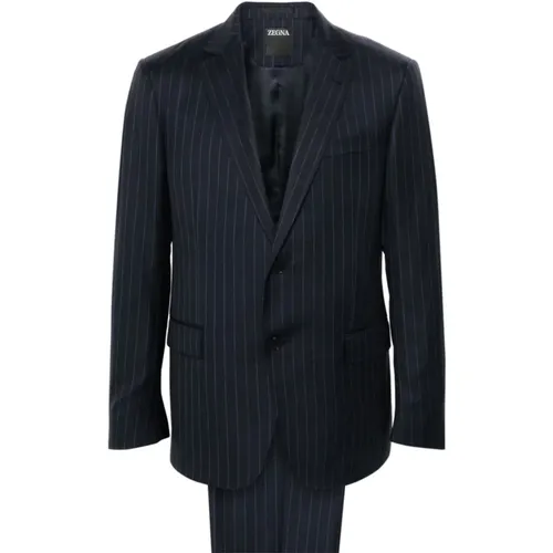 Suits > Suit Sets > Single Breasted Suits - - Ermenegildo Zegna - Modalova