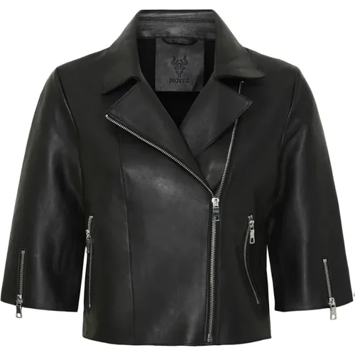 Jackets > Leather Jackets - - Notyz - Modalova