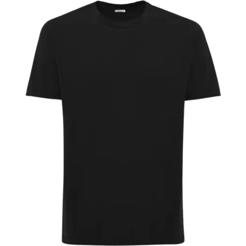 Malo - Tops > T-Shirts - Black - Malo - Modalova