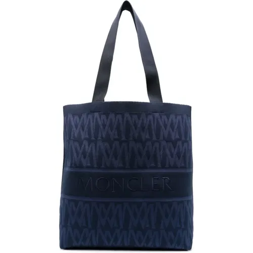 Moncler - Bags > Tote Bags - Blue - Moncler - Modalova