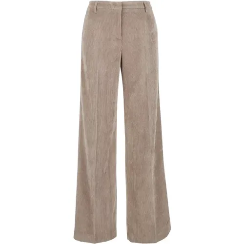 Trousers > Wide Trousers - - Plain Units - Modalova