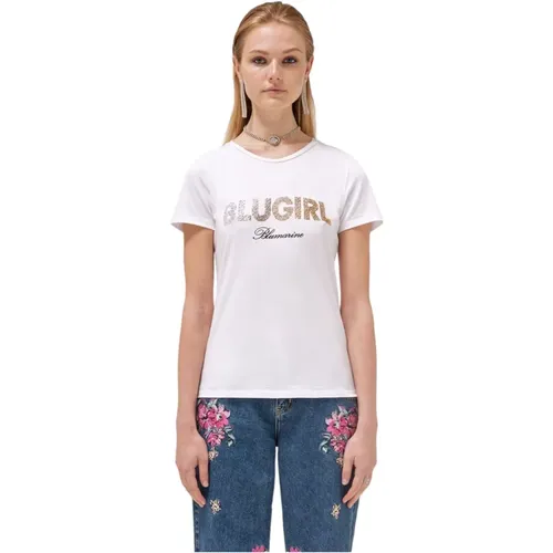 Blugirl - Tops > T-Shirts - White - Blugirl - Modalova