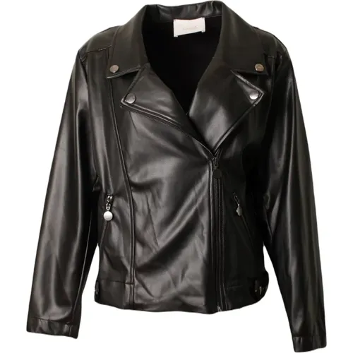 Jackets > Leather Jackets - - Amélie & Amélie - Modalova