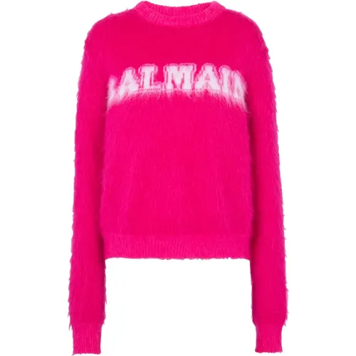 Knitwear > Round-neck Knitwear - - Balmain - Modalova