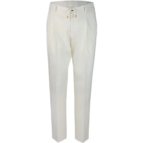 Trousers > Slim-fit Trousers - - Lubiam - Modalova