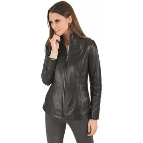 Jackets > Leather Jackets - - La Canadienne - Modalova