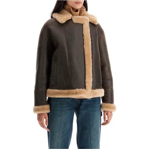 Jackets > Faux Fur & Shearling Jackets - - Blancha - Modalova