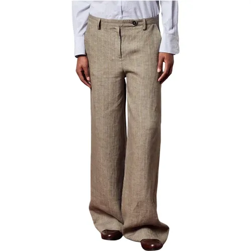 Trousers > Wide Trousers - - Massimo Alba - Modalova
