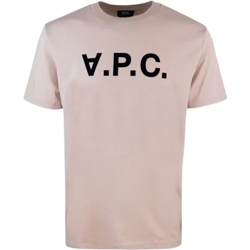 A.p.c. - Tops > T-Shirts - Pink - A.p.c. - Modalova