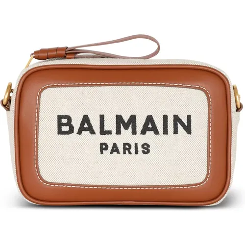 Balmain - Bags > Clutches - Beige - Balmain - Modalova