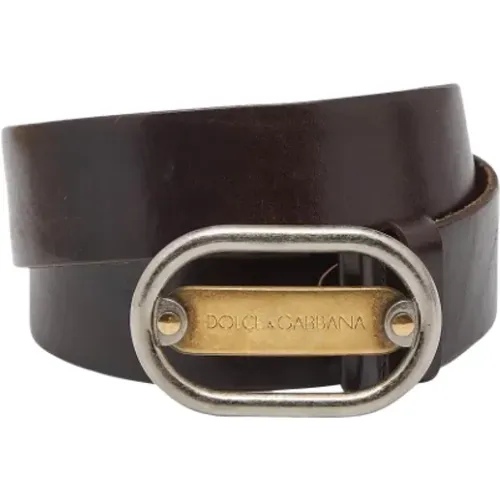 Pre-owned > Pre-owned Accessories > Pre-owned Belts - - Dolce & Gabbana Pre-owned - Modalova