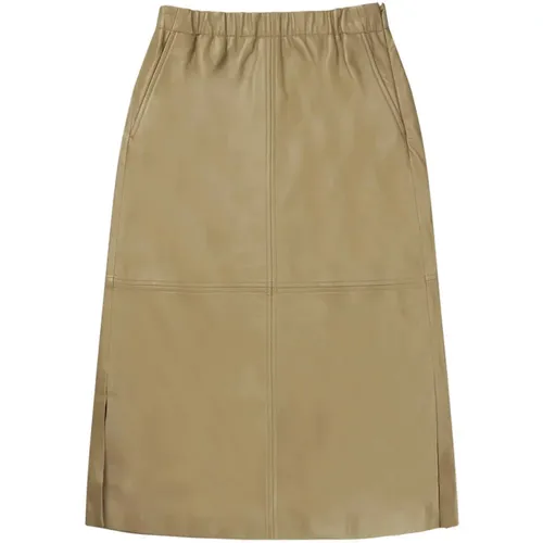 Skirts > Leather Skirts - - Munthe - Modalova