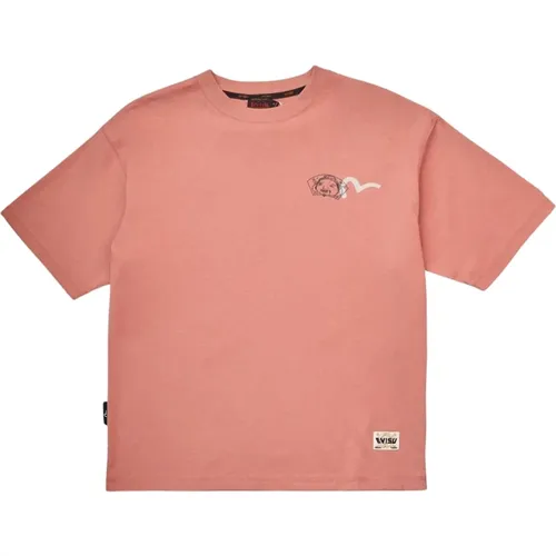 Evisu - Tops > T-Shirts - Pink - Evisu - Modalova