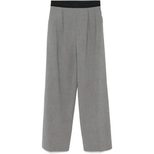 Trousers > Straight Trousers - - Msgm - Modalova