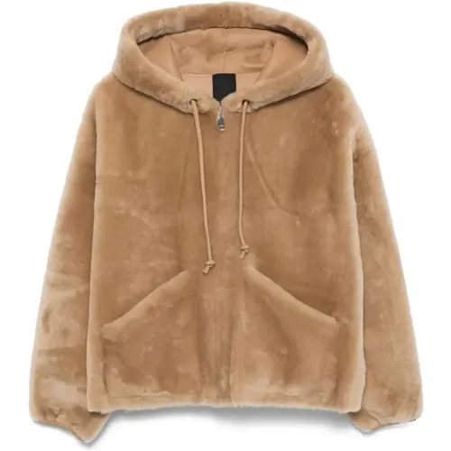 Jackets > Faux Fur & Shearling Jackets - - Blancha - Modalova