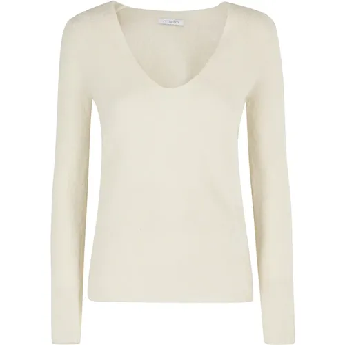 Knitwear > Cashmere Knitwear - - Malo - Modalova