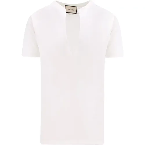 Gucci - Tops > T-Shirts - White - Gucci - Modalova