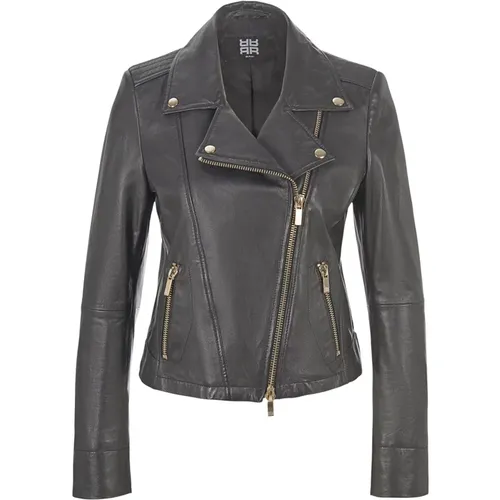Jackets > Leather Jackets - - RIANI - Modalova