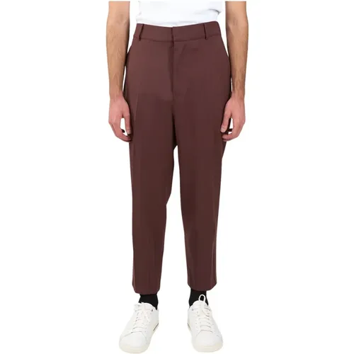 Trousers > Straight Trousers - - Mauro Grifoni - Modalova