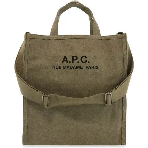 A.p.c. - Bags > Tote Bags - Green - A.p.c. - Modalova