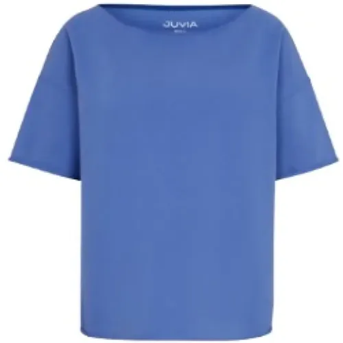 Juvia - Tops > T-Shirts - Blue - Juvia - Modalova
