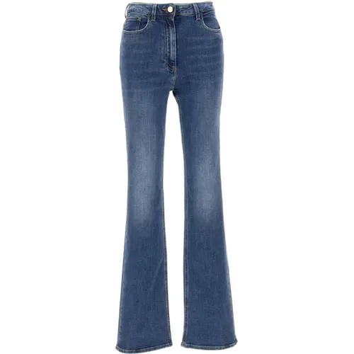 Jeans > Flared Jeans - - Elisabetta Franchi - Modalova