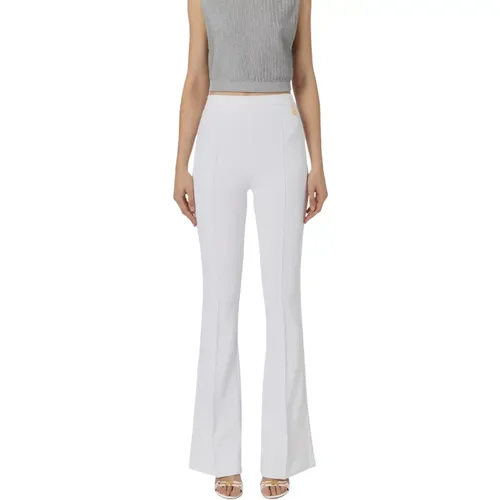 Trousers > Wide Trousers - - Elisabetta Franchi - Modalova