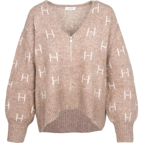 Knitwear > Cardigans - - Hést - Modalova