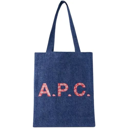 A.p.c. - Bags > Tote Bags - Blue - A.p.c. - Modalova
