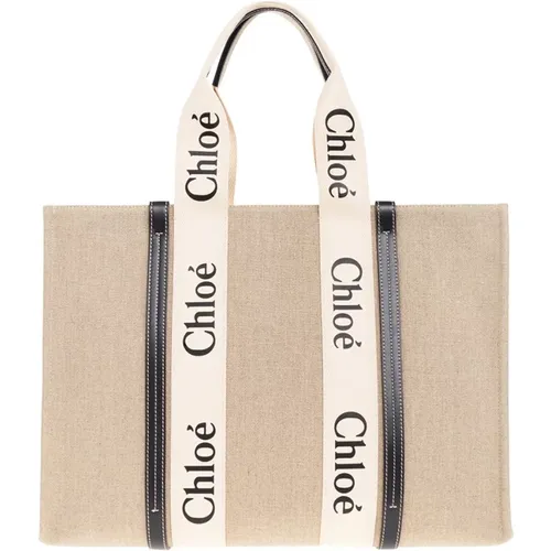 Chloé - Bags > Tote Bags - Beige - Chloé - Modalova