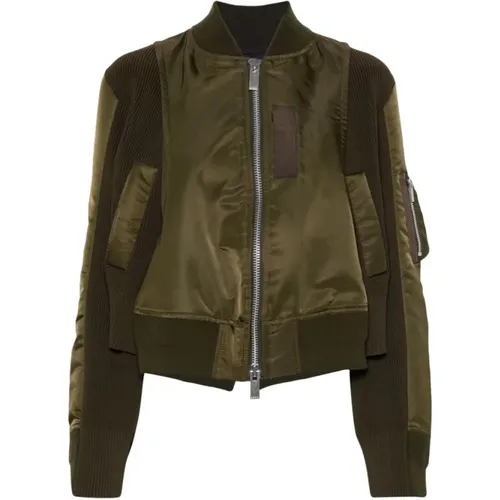 Jackets > Bomber Jackets - - Sacai - Modalova