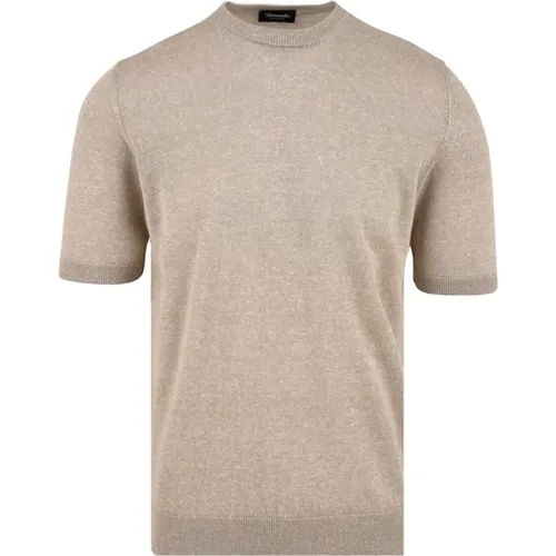 Drumohr - Tops > T-Shirts - Beige - Drumohr - Modalova