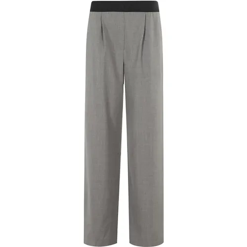 Trousers > Straight Trousers - - Msgm - Modalova