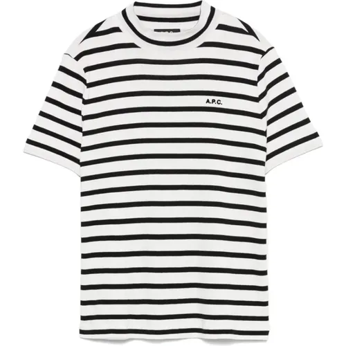 A.p.c. - Tops > T-Shirts - White - A.p.c. - Modalova