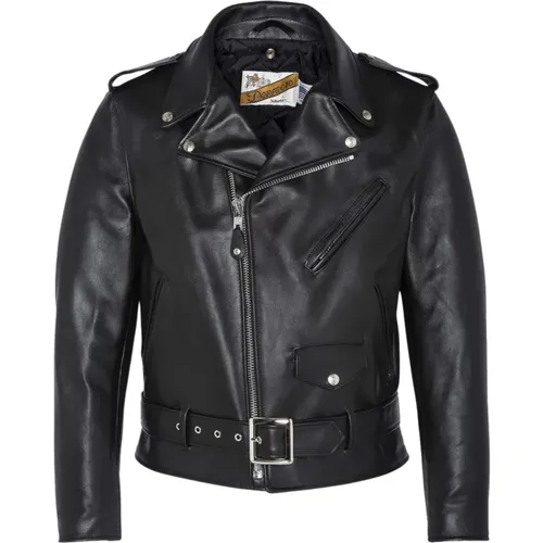 Jackets > Leather Jackets - - Schott NYC - Modalova